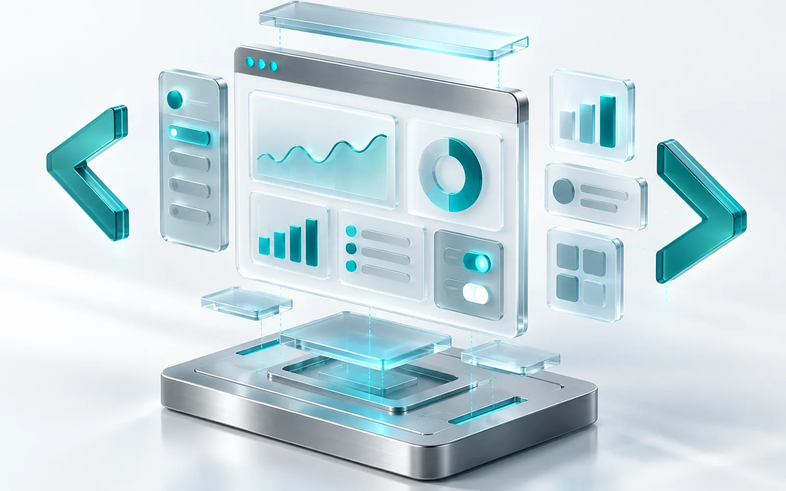 Custom Web Solutions — SeonixAI service illustration